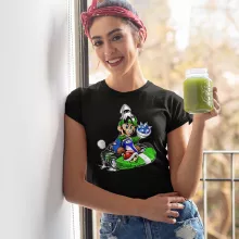 Luigi Women T-shirt – Mario Kart parody
