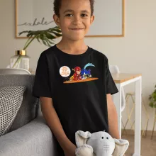 T-shirt Enfant « Le 100 M le plus rapide de tous les temps !! » – Parodie Flash