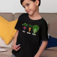 Maglietta per bambini e ragazzi Son Goku “Son Goku, Broly e Vegeta” – Parodia dei Dragon Ball Z
