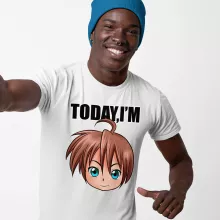 Today I T-Shirt “Today I am Happy - Manga Style Mood” – Today I am parody