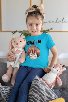 Maglietta per bambine e ragazze – Parodia dei Today I am