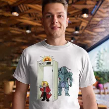 Edward Elric T-shirt “Edward en Alphonse Elric” – Full Metal Alchemist parodie