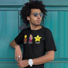 Mario T-Shirt – Parodie auf Super Mario