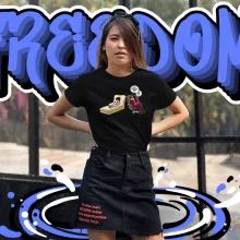 Tsubasa Ohzora Damen T-shirt – Parodie auf Captain Tsubasa