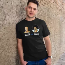 Nappa T-Shirt “Nappa und Mr Satan” – Parodie auf Dragon Ball Z