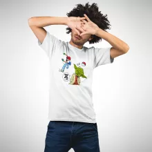T-shirt Yoda “Yoda e Ash Ketchum” – Pokémon de parodia