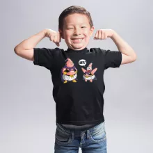 Majin Boo Kinder T-Shirt “Majin Boo und Patrick Star” – Parodie auf Dragon Ball Z