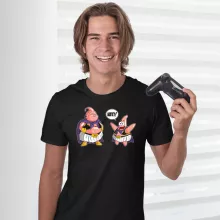 Majin Boo T-Shirt “Majin Boo und Patrick Star” – Parodie auf Dragon Ball Z