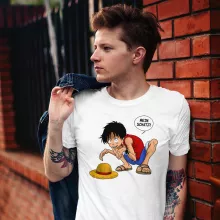 Ruffy Hak Versioni T-Shirt “Ruffy Hak Versioni und Gollum” – Parodie auf One Piece