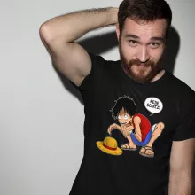 Ruffy Hak Versioni T-Shirt “Ruffy Hak Versioni und Gollum” – Parodie auf One Piece