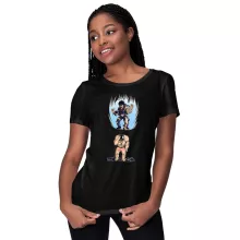 Kenshiro Damen T-shirt – Parodie auf Fist of the North Star