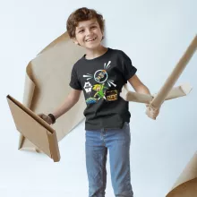 Link Kinder T-Shirt “Link and die Aliens” – Parodie auf Zelda