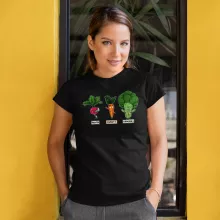 Son Goku Women T-shirt “Son Goku, Raditz and Broly” – Dragon Ball Z parody