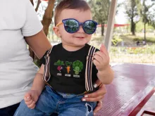 Son Goku Baby's T-shirt “Son Goku, Raditz and Broly” – Dragon Ball Z parody