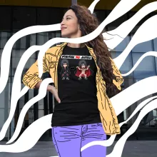 Uchiwa Itachi Women T-shirt – Naruto parody