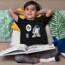 Camiseta Niño de manga corta R2-D2 “I am your father” – Parodia de Star Wars