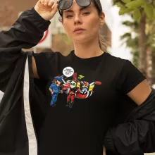 T-shirt Femme Actarus « Papiers du véhicule s'il vous plaît ! » – Parodie Goldorak