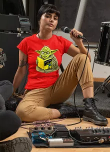 Yoda Women T-shirt – Star Wars parody