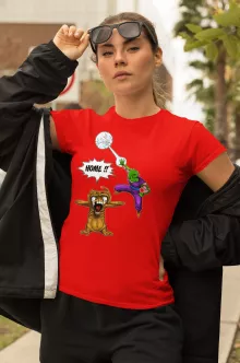 Piccoloand ET Women T-shirt “Piccoloand ET the Extra-Terrestrial” – Dragon Ball Z parody