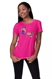 Master Roshi Women T-shirt “Master Roshi and Bulma” – Dragon Ball parody