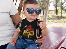 Baby's T-shirt – Angry Birds parody