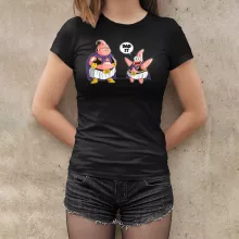 Majin Buu Women T-shirt “Majin Buu and Patrick Star” – Dragon Ball Z parody