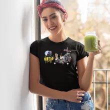 T-shirt de mulher – Dragon Ball Z de parodia