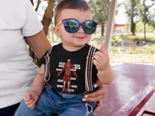 Colossal Titan Baby's T-shirt – Attack on Titan parody
