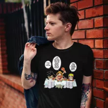 Son Goku T-Shirt “Son Goku, Naruto and Luffy” – Naruto parody