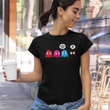 Women T-shirt – Pacman parody