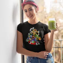 Bowser Women T-shirt “Bowser, Mario, Luigi and Yoshi” – Mario Kart parody