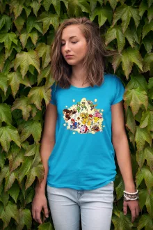 T-shirt Femme Mario « Baston Générale à la sauce gauloise » – Parodie Super Smash Bros