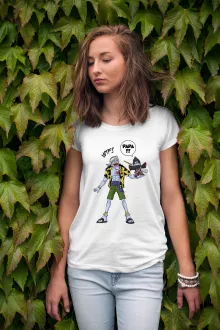 T-shirt Femme Arlong « Papa... WTF !! » – Parodie Naruto