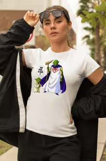 T-shirt Femme Yoda « Ton père... Je suis !! » – Parodie Star Wars