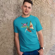 Camiseta Link Wind Walker “Link Wind Walker y la Kame House” – Parodia de Zelda