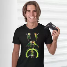 Camiseta Link “Link, Legolas y Peter Pan” – Parodia de Zelda