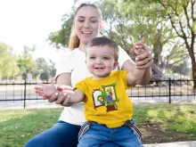 T-shirts para bebés Link “Norman Rockwell style” – Zelda de parodia