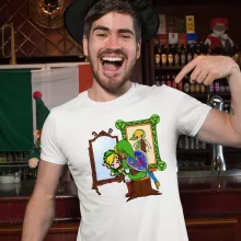 T-shirt Link “Norman Rockwell style” – Zelda de parodia