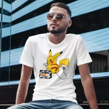 T-shirt Pikachu « En Charge... Ne pas déranger ! » – Parodie Pokémon