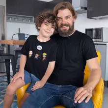T-shirt Enfant Sangoku « Tortue ninja !? » – Parodie Naruto