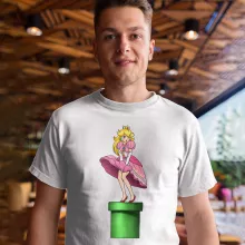 Princess Peach T-Shirt – Super Mario parody