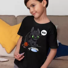 T-shirt Enfant Krokmou « Un vrai dragon domestique... » – Parodie Dragons
