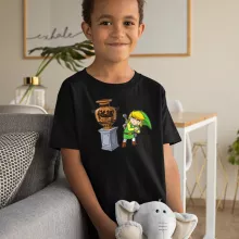 Camiseta Niño de manga corta Link – Parodia de Zelda