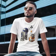 T-shirt BB-8 « BB, je suis ton père !! » – Parodie Star Wars