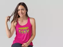Donatello Women's Tank Top “Donatello, Leonardo, Raphael, Michelangelo and Koopa Troopa” – Super Mario parody