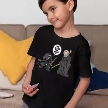 T-shirt Enfant Kylo Ren Vs Luke Skywalker « Luke, je suis ton... ;) » – Parodie Star Wars