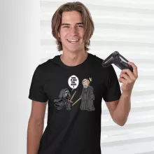 T-shirt Kylo Ren Vs Luke Skywalker « Luke, je suis ton... ;) » – Parodie Star Wars