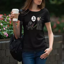 Kylo Ren Women T-shirt “Kylo Ren And Luke Skywalker” – Star Wars parody
