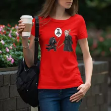 Kylo Ren Women T-shirt “Kylo Ren And Luke Skywalker” – Star Wars parody
