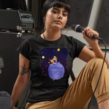 T-shirt de mulher O Principezinho Vegeta – Dragon Ball Z de parodia